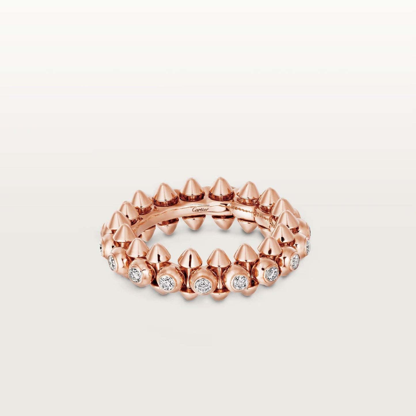 [Rosla]CLASH 6.8MM DIAMOND MEDIUM RING