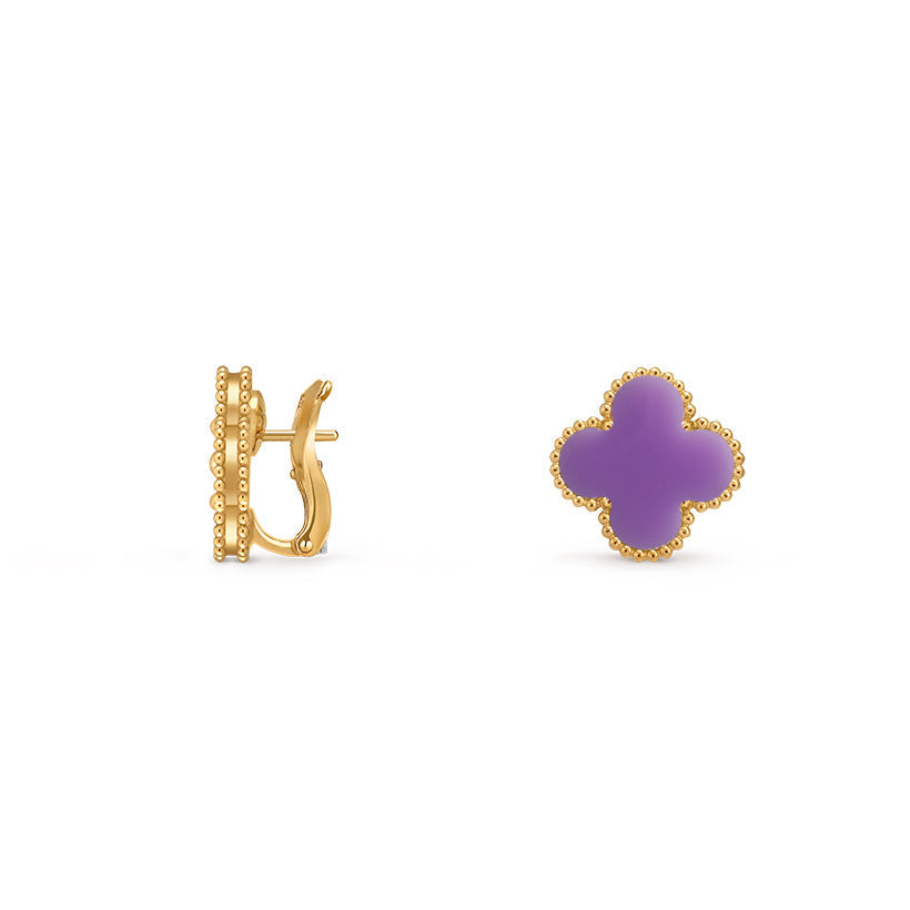 [Rosla]CLOVER 15MM MOP EARRINGS COLLECTION