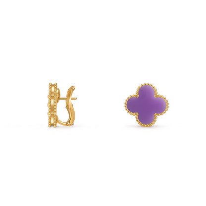 [Rosla]CLOVER 15MM MOP EARRINGS COLLECTION