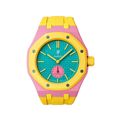 [Rosla]Royal Oak Pop Exclusive Bioceramic Case & Silicone Strap Mix Color