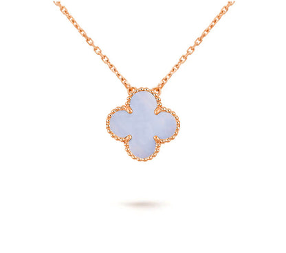 [Rosla]CLOVER 15MM SINGLE FLOWER NECKLACE COLLECTION