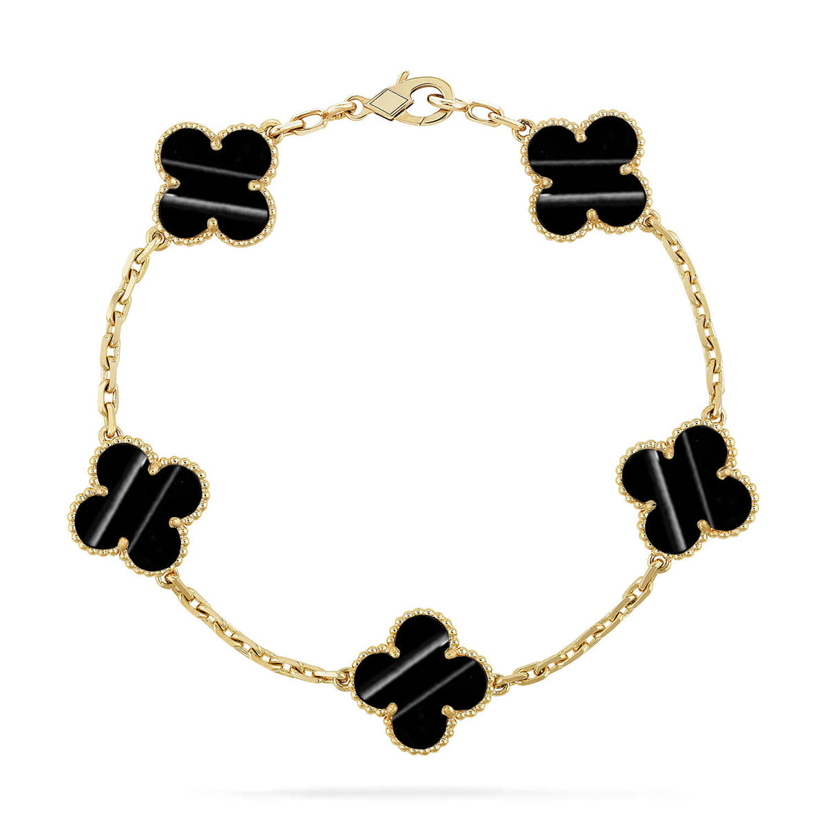 [Rosla] CLOVER 5 MOTIF PULSAR STONE BRACELET COLLECTION