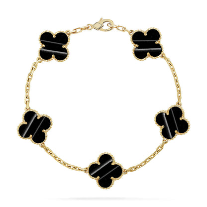 [Rosla] CLOVER 5 MOTIF PULSAR STONE BRACELET COLLECTION