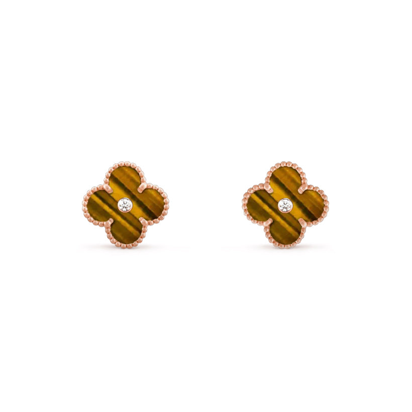 [Rosla]CLOVER  15MM DIAMOND EARRINGS COLLECTION