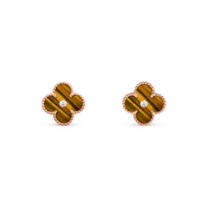 [Rosla]CLOVER  15MM DIAMOND EARRINGS COLLECTION