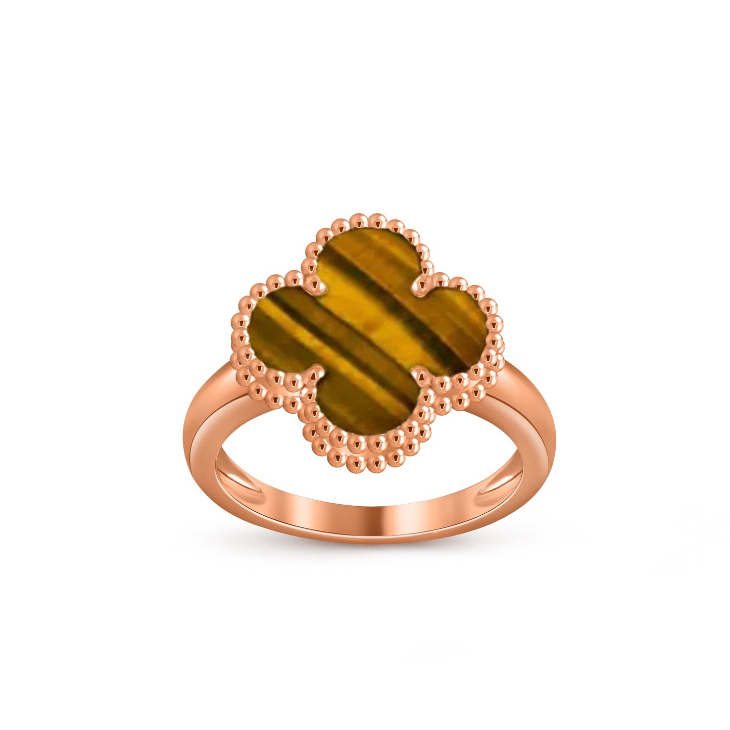 [Rosla]CLOVER RING ROSE GOLD COLLECTION