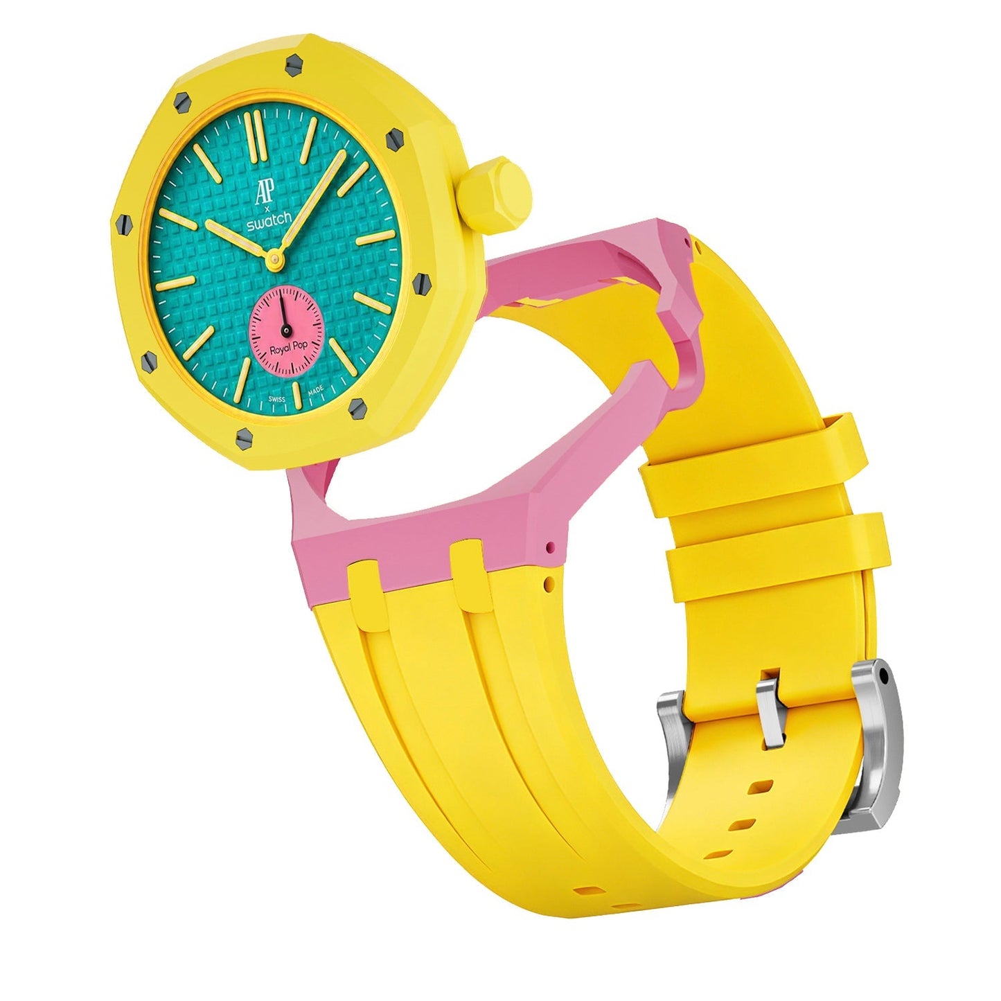 [Rosla]Royal Oak Pop Exclusive Bioceramic Case & Silicone Strap Mix Color