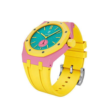 [Rosla]Royal Oak Pop Exclusive Bioceramic Case & Silicone Strap Mix Color