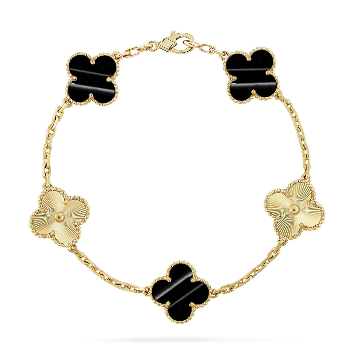[Rosla] CLOVER 5 MOTIF PULSAR STONE BRACELET COLLECTION