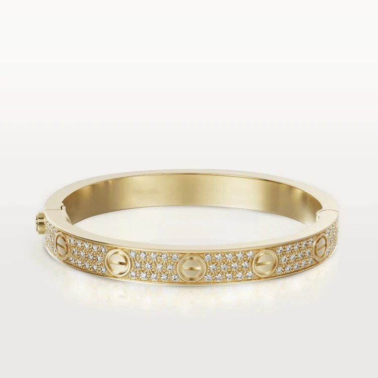 [Rosla]LOVE BRACELET 6.1MM DIAMOND-PAVED