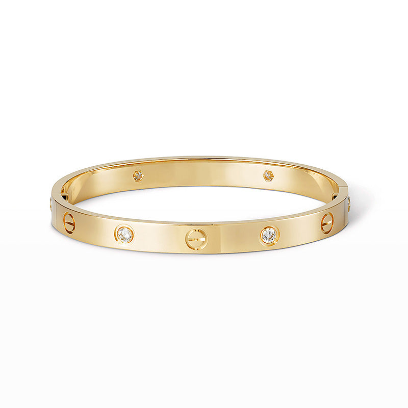 [Rosla]LOVE BRACELET 6.1MM 4 DIAMONDS
