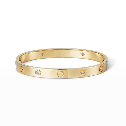 [Rosla]LOVE BRACELET 6.1MM 4 DIAMONDS