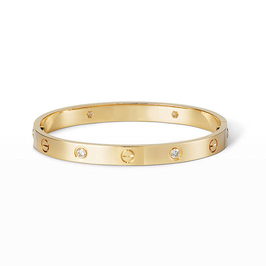 [Rosla]LOVE BRACELET 6.1MM 4 DIAMONDS