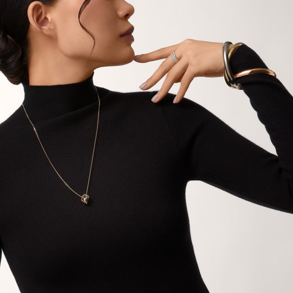 [Rosla]TRINITY CUSHION NECKLACE COLLECTION