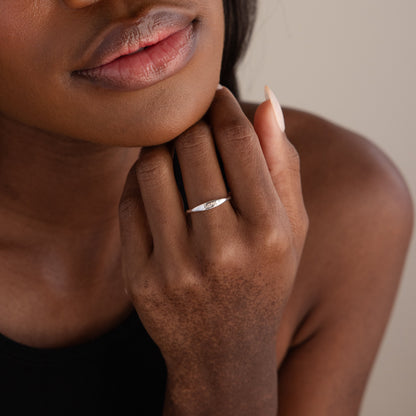 Ann Skinny Name Ring