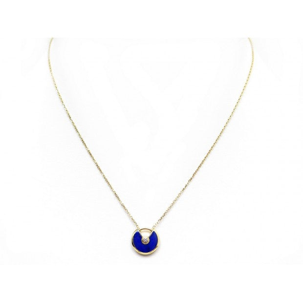 [Rosla]AMULETTE ROSE GOLD AGATE NECKLACE