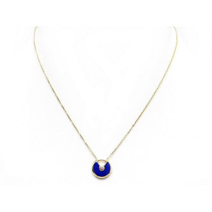 [Rosla]AMULETTE ROSE GOLD AGATE NECKLACE