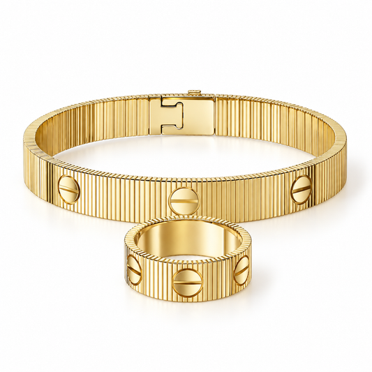 [Rosla]Love Unlimited Bracelet & Ring Set