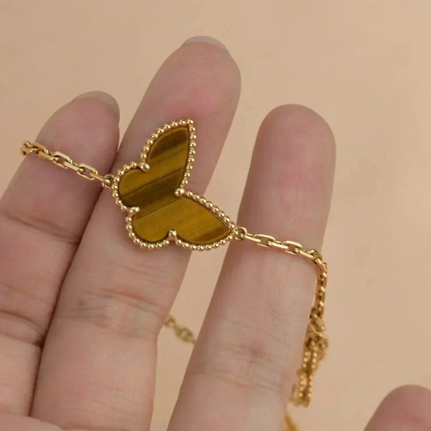 [Rosla]LUCKY SPRING 5 MOTIF GOLD BRACELET
