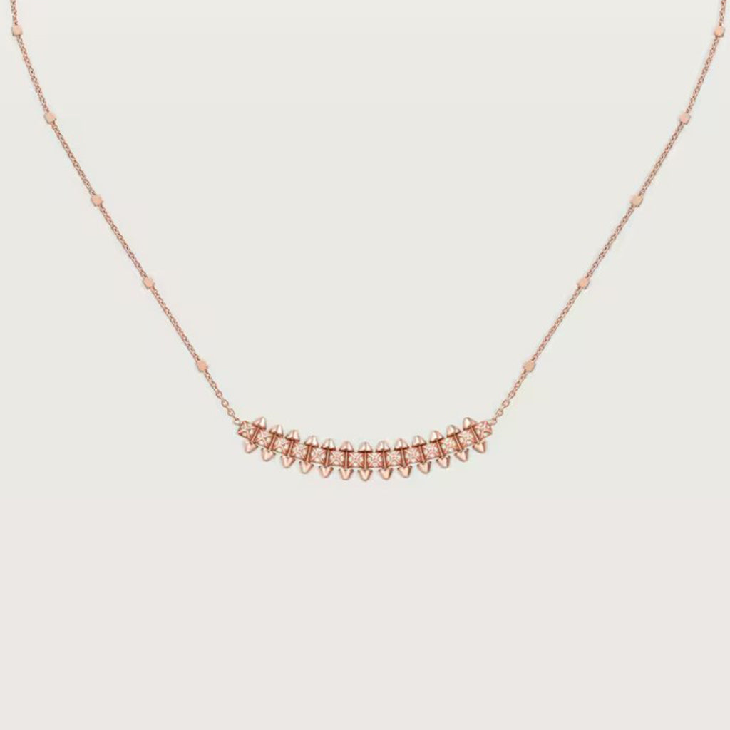 [Rosla]CLASH  SMALL FULL DIAMOND NECKLACE