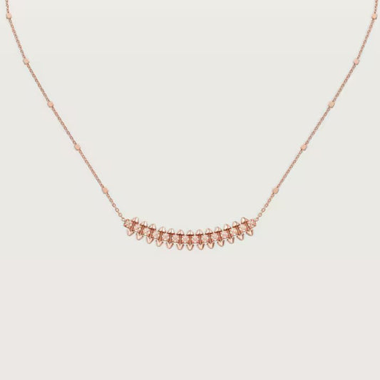 [Rosla]CLASH  SMALL FULL DIAMOND NECKLACE