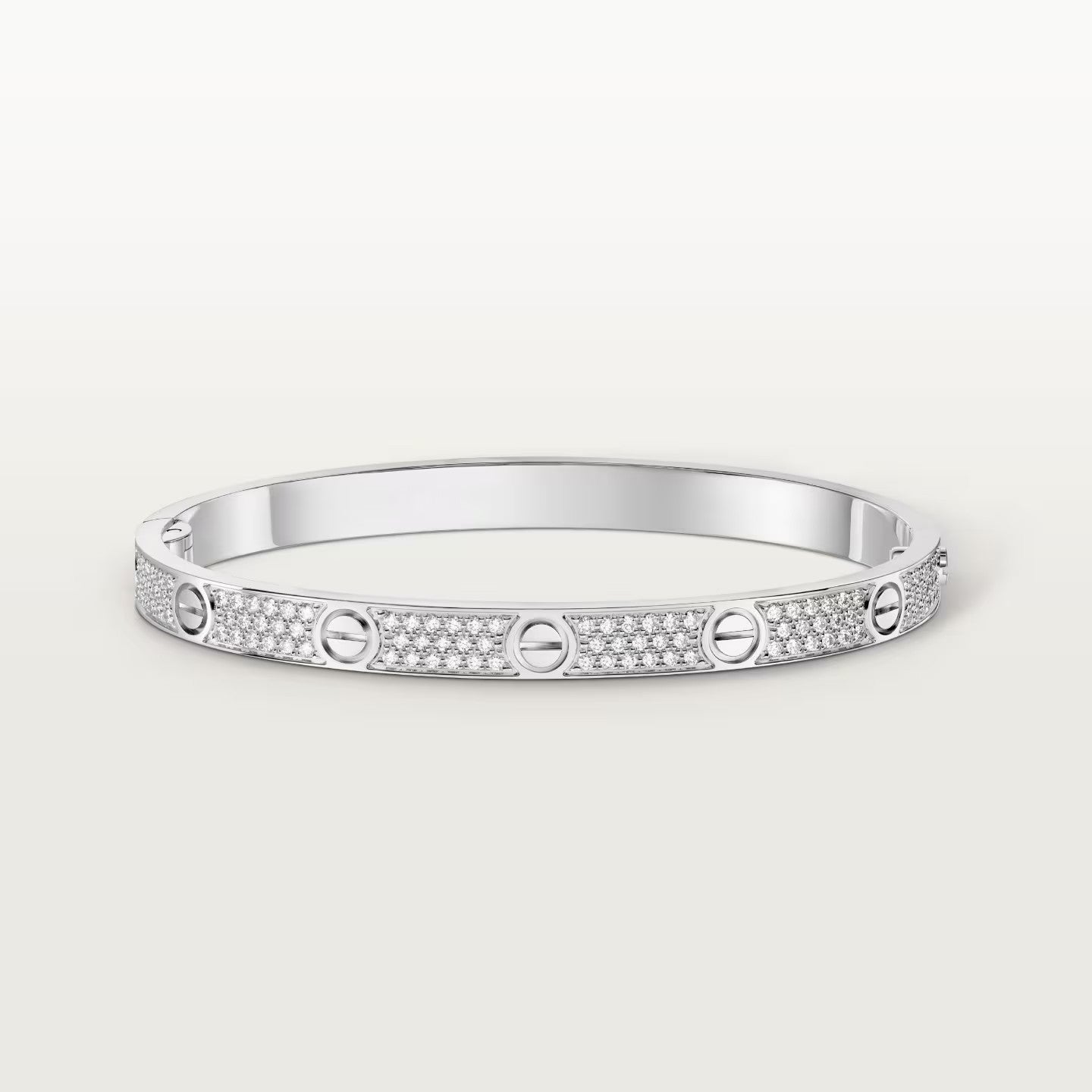 [Rosla]LOVE BRACELET 4.8MM DIAMOND-PAVED
