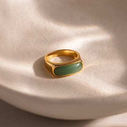 Jade Signet Ring