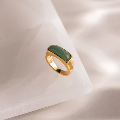 Jade Signet Ring