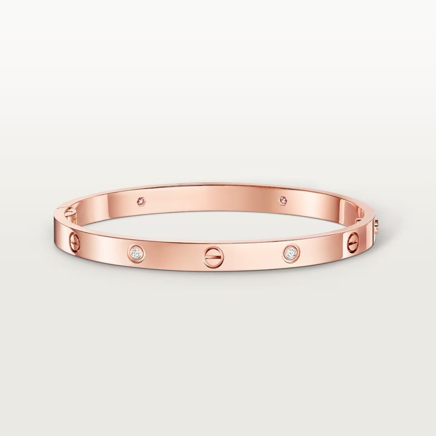 [Rosla]LOVE BRACELET 4.8MM 4 DIAMONDS