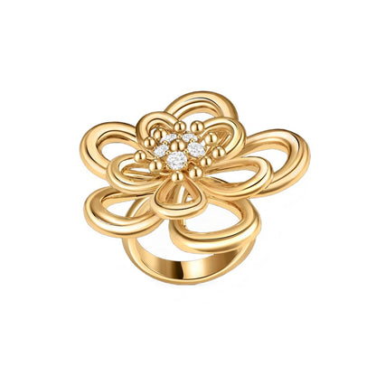[Rosla] FLOWERLACE RING 5 DIAMONDS
