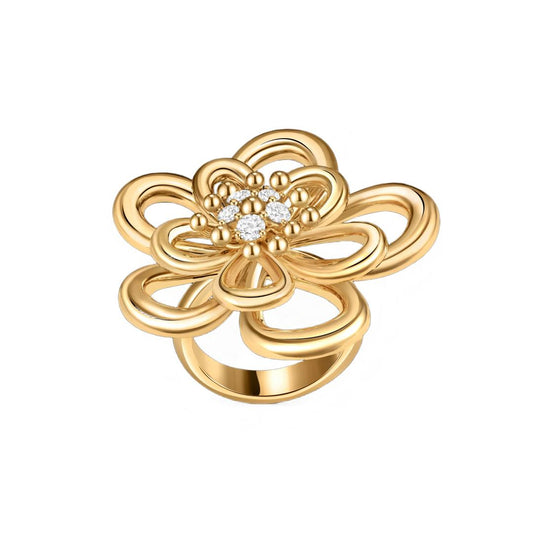 [Rosla] FLOWERLACE RING 5 DIAMONDS