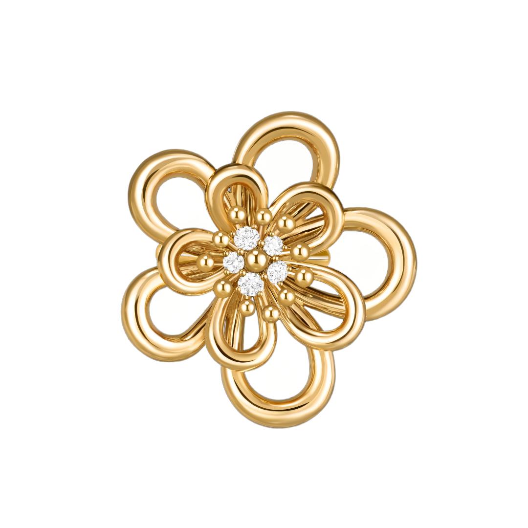 [Rosla] FLOWERLACE RING 5 DIAMONDS