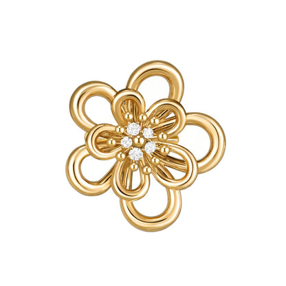 [Rosla] FLOWERLACE RING 5 DIAMONDS