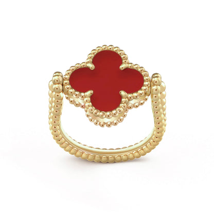 [Rosla]CLOVER RIVERSIBLE RING GOLD COLLECTION