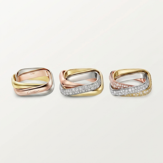[Rosla]TRINITY 3.5MM CUSHION RING COLLECTION