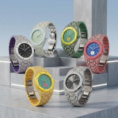 [Rosla]Royal Oak Pop Exclusive Bioceramic Case & Bioceramic Strap Full Diamond
