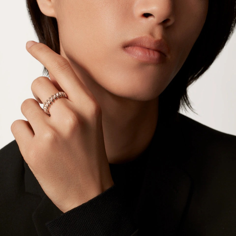 [Rosla]CLASH 6.4MM SMALL FULL DIAMOND RING