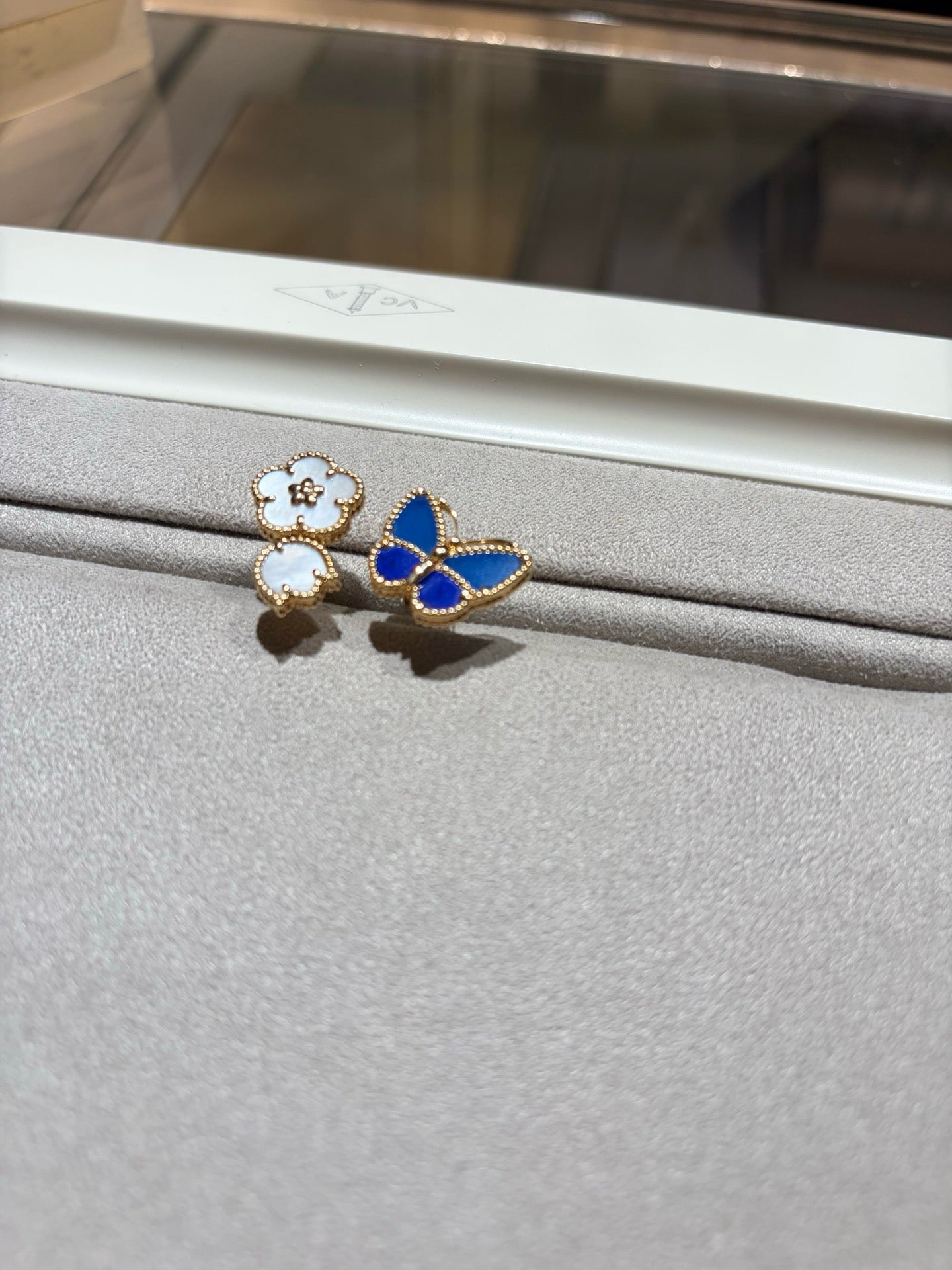 [Rosla]LUCKY SPRING BUTTERFLY OPEN-FACE RINGS