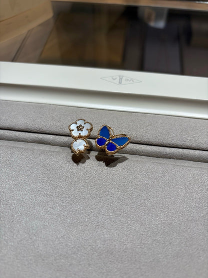 [Rosla]LUCKY SPRING BUTTERFLY OPEN-FACE RINGS