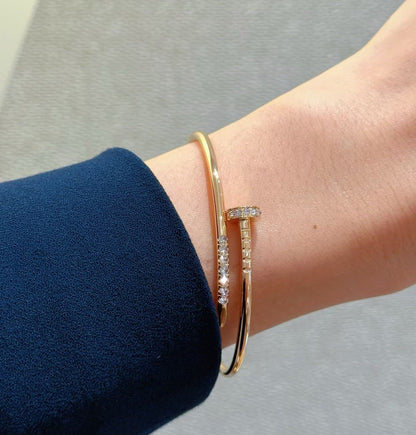 [Rosla]JUSTE BRACELET 2.5MM DIAMONDS NEW