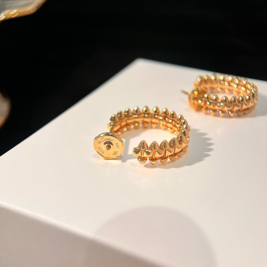 [Rosla]CLASH SMALL HOOP EARRINGS