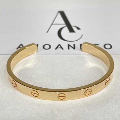 [Rosla]LOVE BRACELET 6.1MM OPEN CUFF