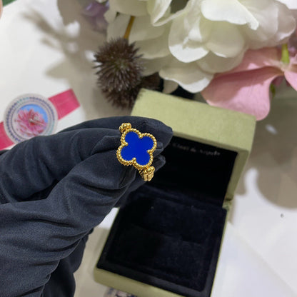 [Rosla]CLOVER RIVERSIBLE RING GOLD COLLECTION