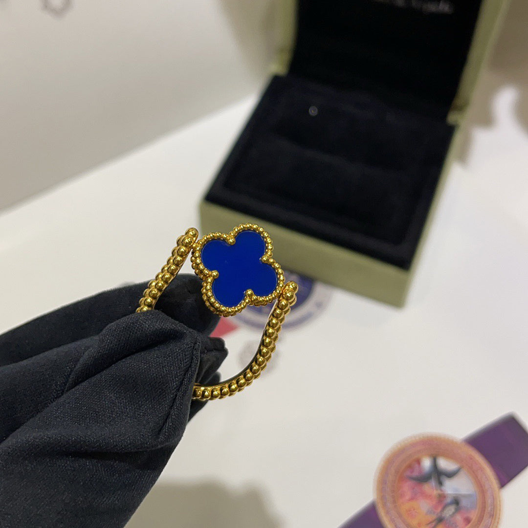 [Rosla]CLOVER RIVERSIBLE RING GOLD COLLECTION
