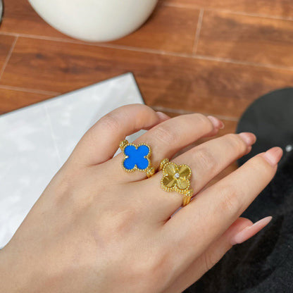 [Rosla]CLOVER RIVERSIBLE RING GOLD COLLECTION