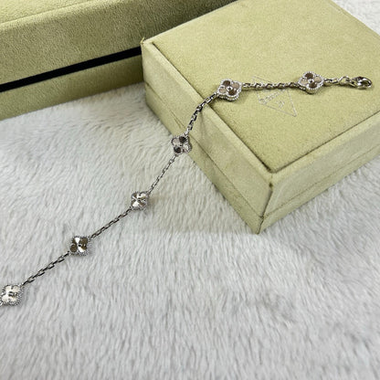 [Rosla]CLOVER 6 MOTIF DIAMOND BRACELET