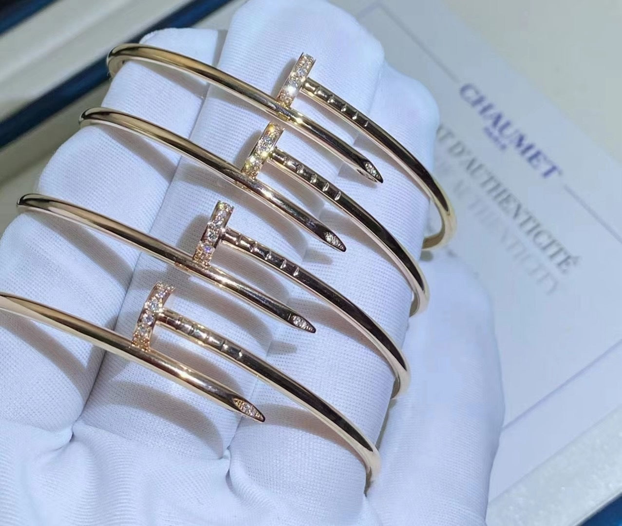 [Rosla]JUSTE BRACELET 2.5MM DIAMONDS
