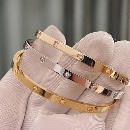 [Rosla]LOVE BRACELET 3.65MM 10 DIAMONDS