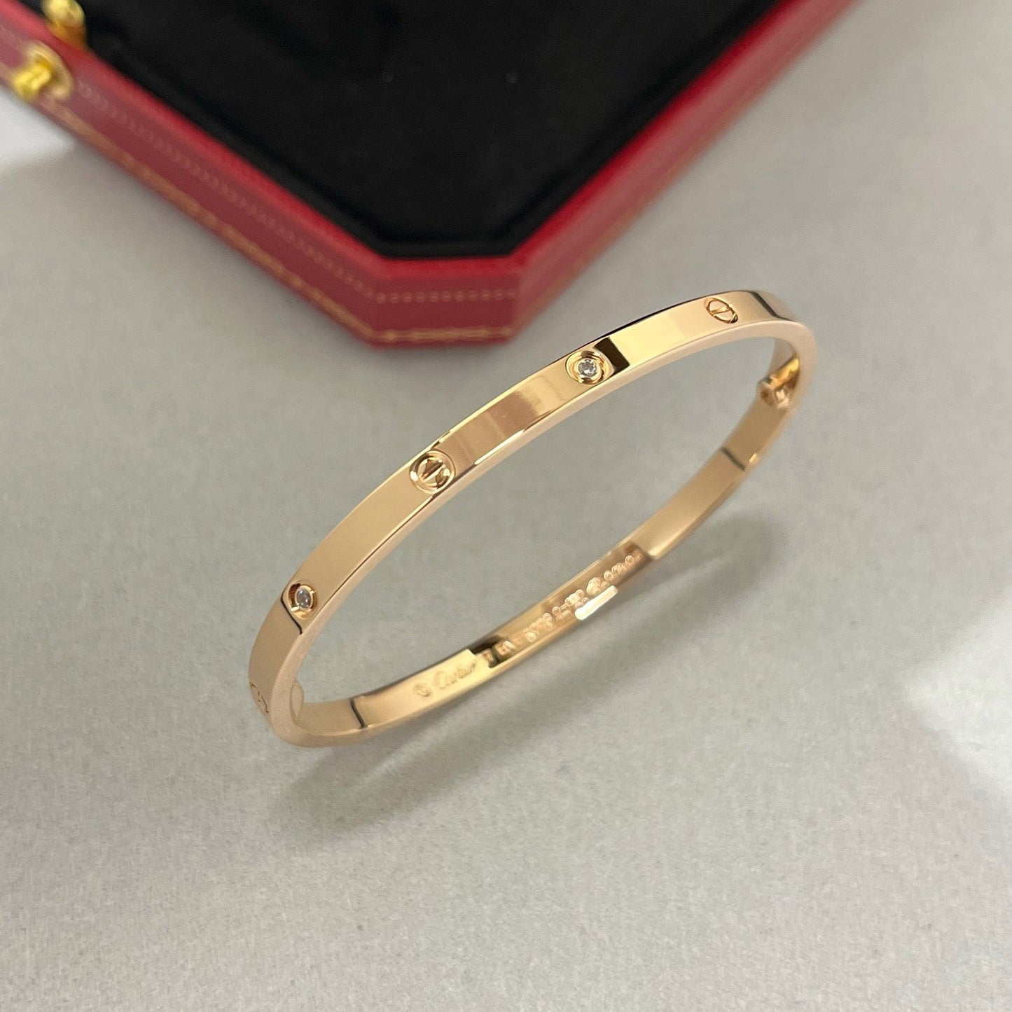 [Rosla]LOVE BRACELET 3.65MM 6 DIAMONDS