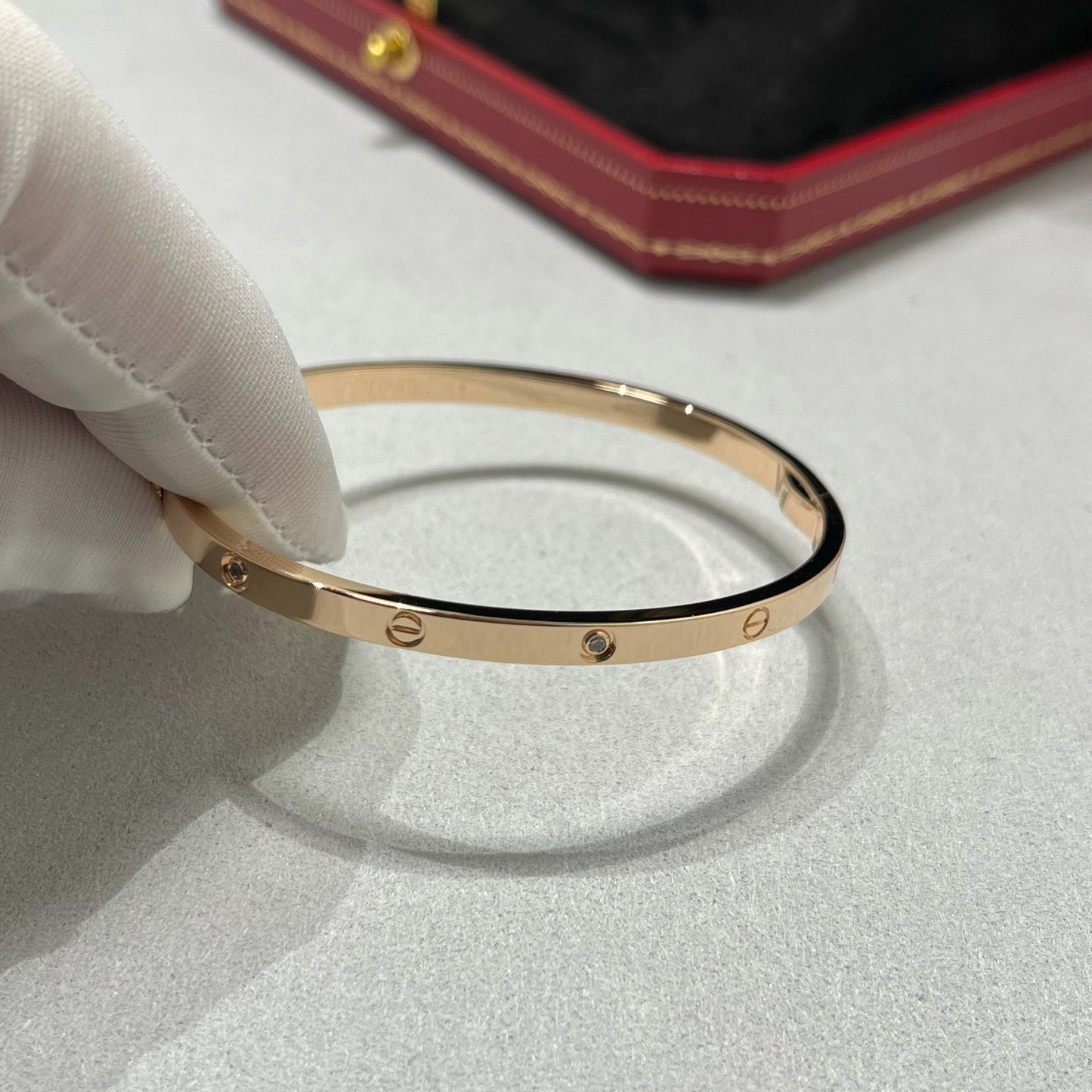 [Rosla]LOVE BRACELET 3.65MM 6 DIAMONDS